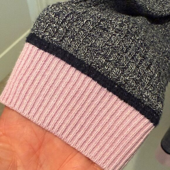 T byTalbots Charcoal and Light Pink Open front Cardigan side Zippers size MP - Picture 3 of 11